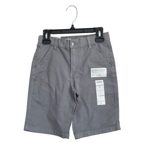 Sonoma Gray Flat Front Boys Shorts Size 7X NWT